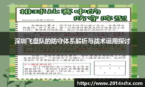 深圳飞盘队的防守体系解析与战术运用探讨