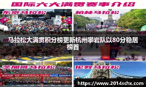 马拉松大满贯积分榜更新杭州攀岩队以80分稳居榜首