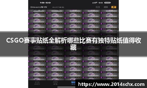 CSGO赛事贴纸全解析哪些比赛有独特贴纸值得收藏